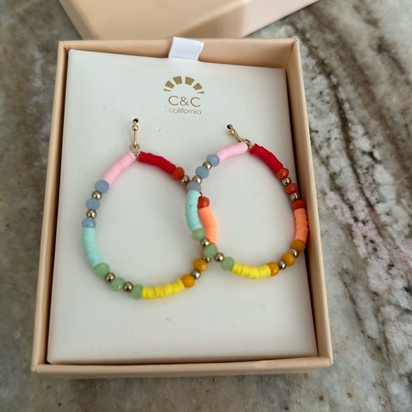 C&C California Jewelry - Never worn C&C hoop earrings